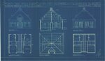Blauwdruk met handtekening van de architect L. Sok
<br/>
Gemeente Texel, 1925